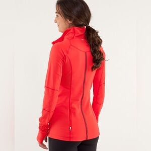 Lululemon Run: Toasty Tech Pullover Love Red RARE Size 4